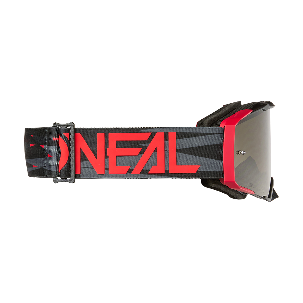 Masque O'NEAL B-33 ICTUS Noir/Rouge Écran Gris