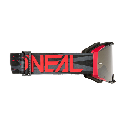 Masque O'NEAL B-33 ICTUS Noir/Rouge Écran Gris