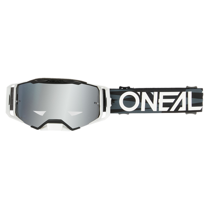 Masque O'NEAL B-33 ICTUS Noir/Blanc Écran Silver Mirror