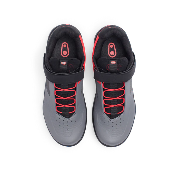 Chaussures VTT CRANKBROTHERS STAMP SPEED LACE FLAT Gris/Rouge