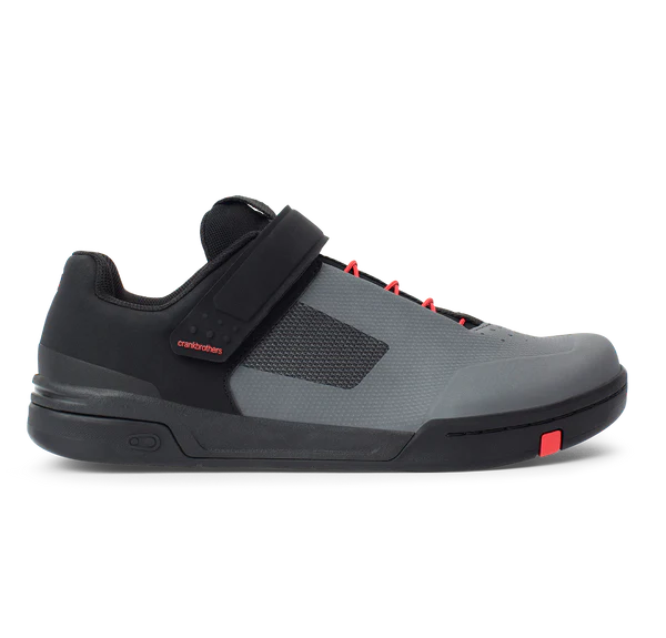 Chaussures VTT CRANKBROTHERS STAMP SPEED LACE FLAT Gris/Rouge