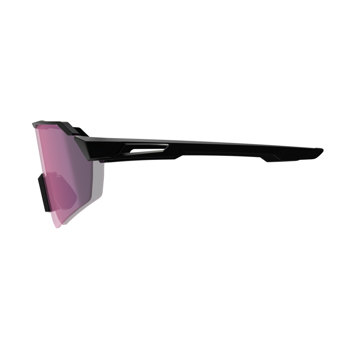 Lunettes LEATT RIDEVIZ LITE LARGE Satin Noir Verre Iriz Crystal Violet