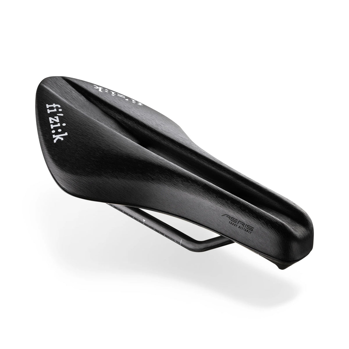 Selle FIZIK AERIS SHORT DISTANCE R1 LIGHT 135mm Rails Carbone