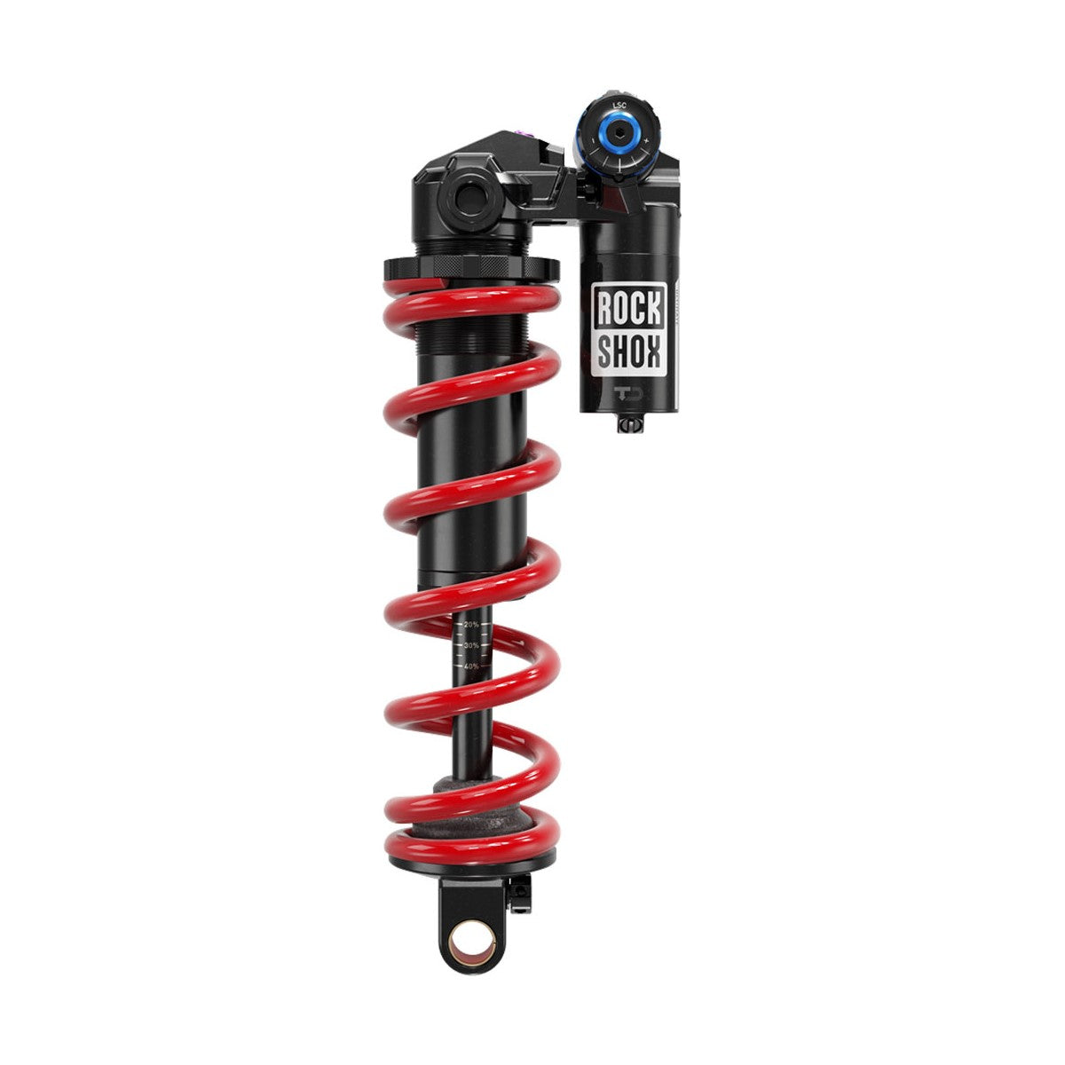 Amortisseur ROCKSHOX VIVID ULTIMATE DH RC2 HBO Trunnion pour Santacruz V10