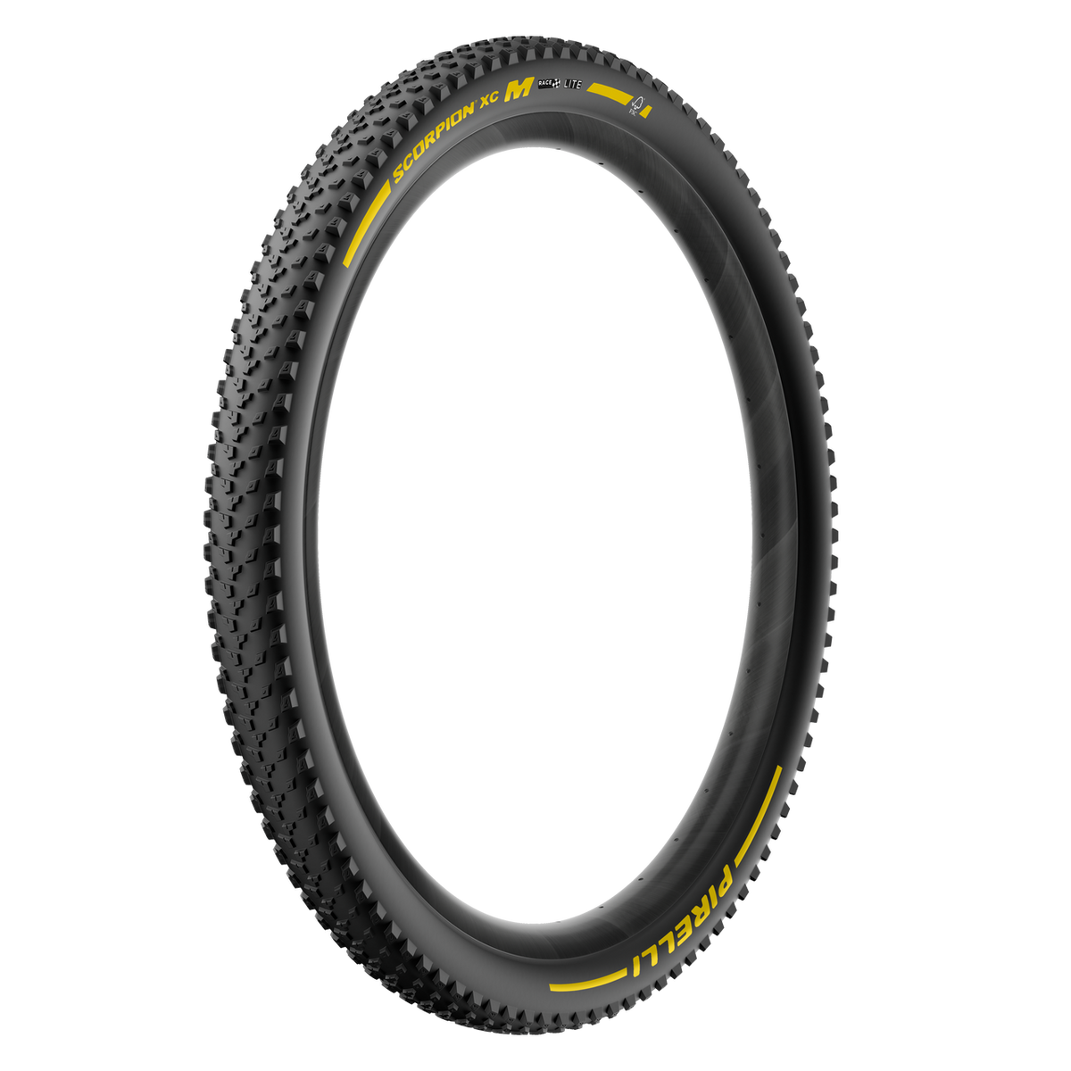 Pneu PIRELLI SCORPION RACE XC M Lite 29x2.40 Tubeless Ready Souple Noir/Jaune Team Edition