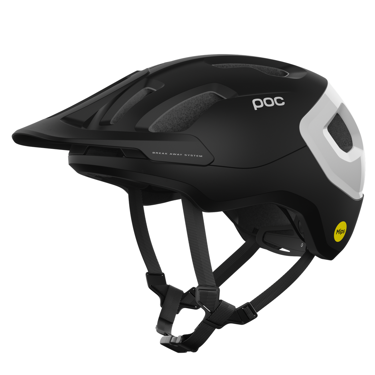 Casque VTT POC AXION RACE MIPS Noir Mat/Blanc