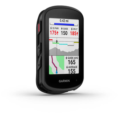 Compteur GPS GARMIN EDGE 840 — vue de trois quarts, données d’entraînement