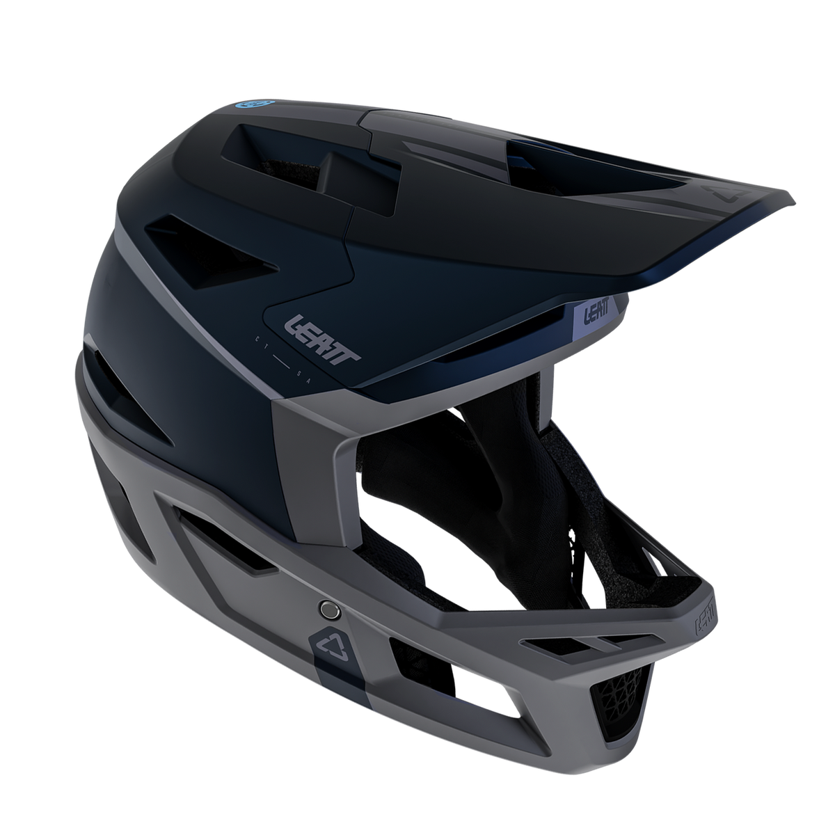 Casque VTT LEATT MTB GRAVITY 4.0 Stealth Noir/Gris
