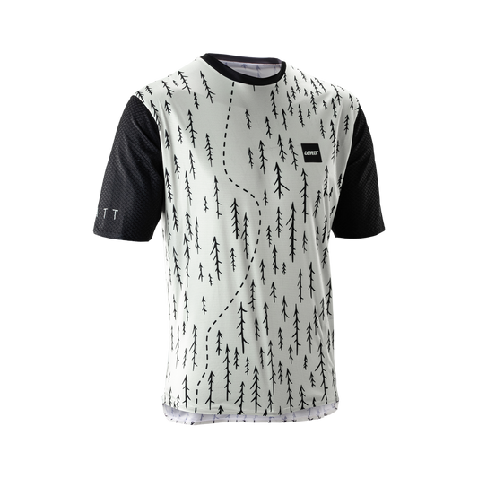 Maillot LEATT MTB TRAIL 3.0 Manches Courtes Blanc