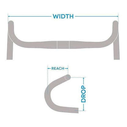 Cintre DEDA VINCI SHALLOW pob finish carbone