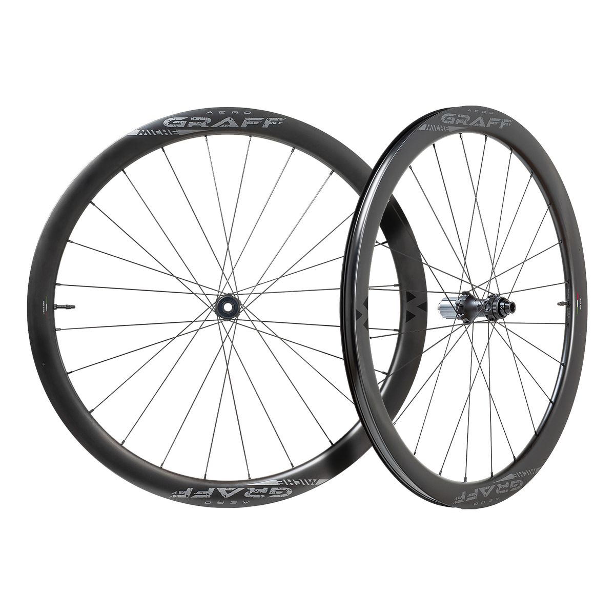 Paire de Roues MICHE GRAFF AERO DISC Tubeless Ready (Center Lock)