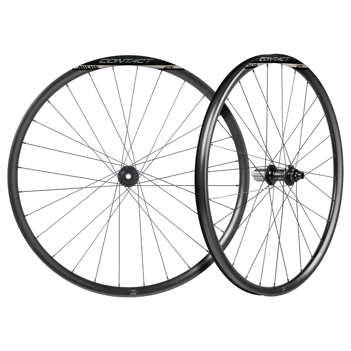 Paire de Roues MICHE CONTACT GR  DISC à Pneus (Center Lock)