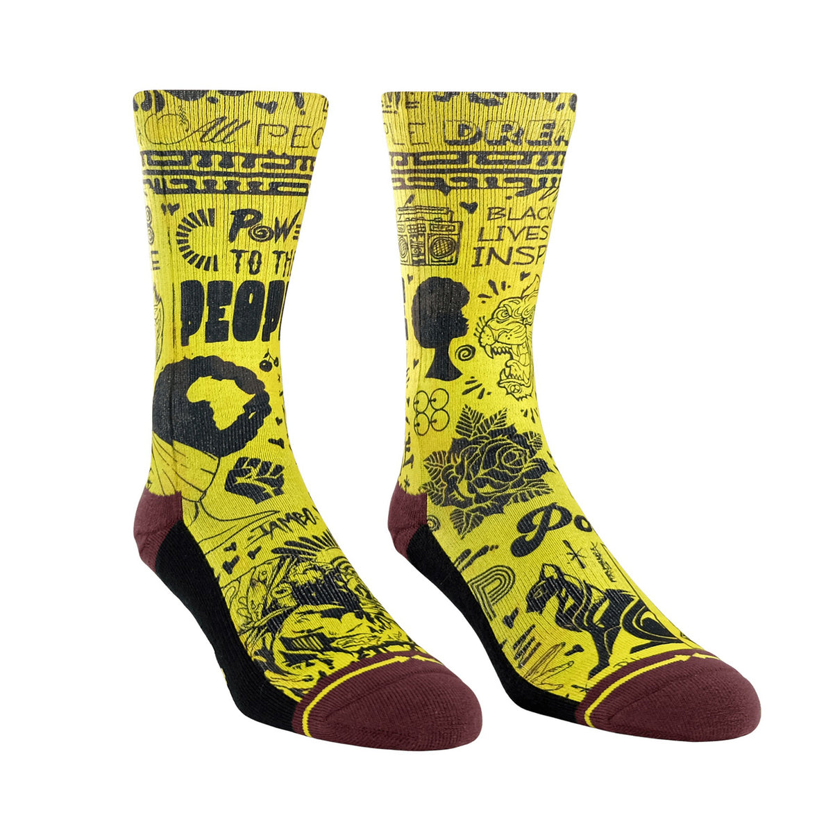 Chaussettes MERGE4 TAYLOR REINHOLD POWER TO THE PEOPLE