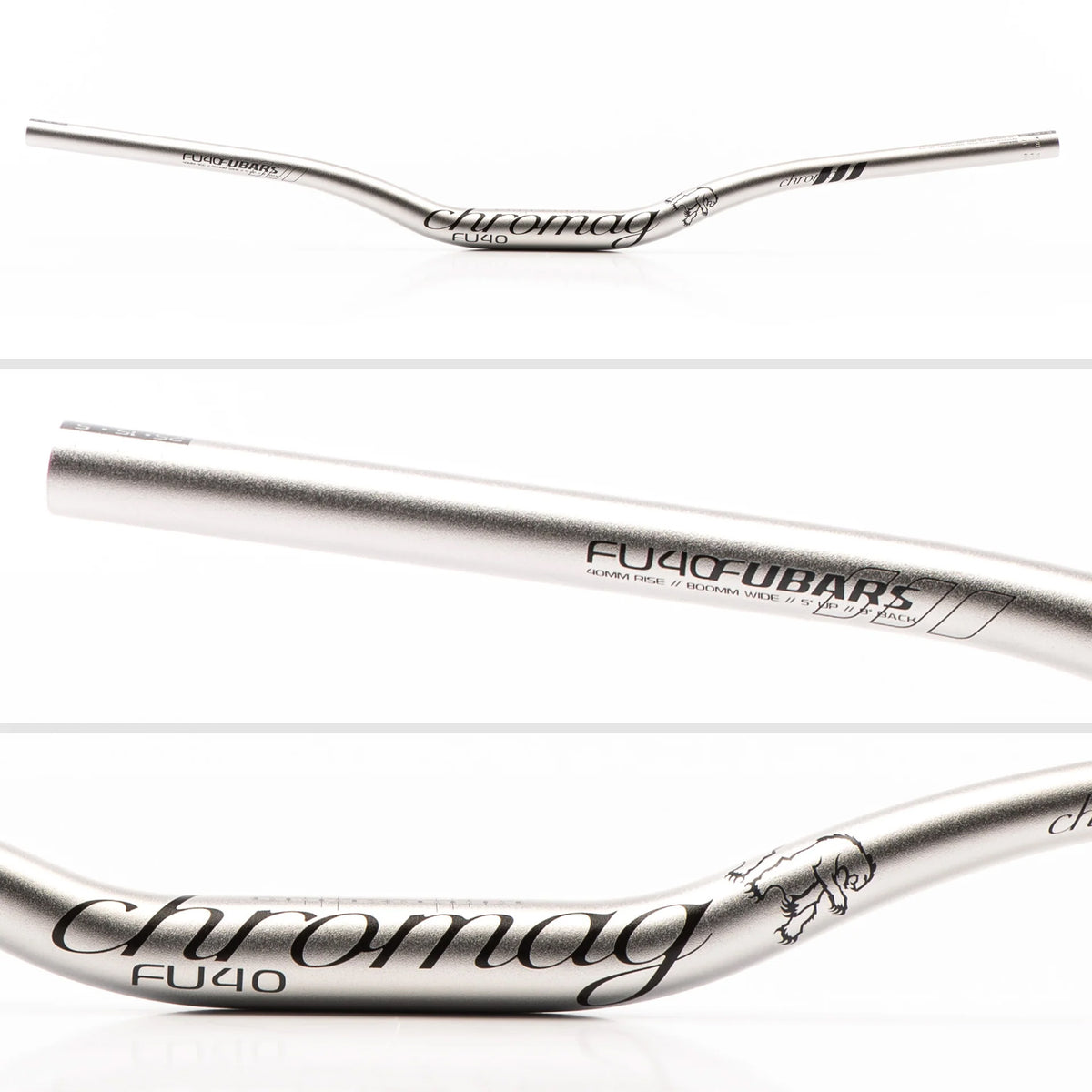 Cintre CHROMAG FU40 Rise 40mm 800mm Argent