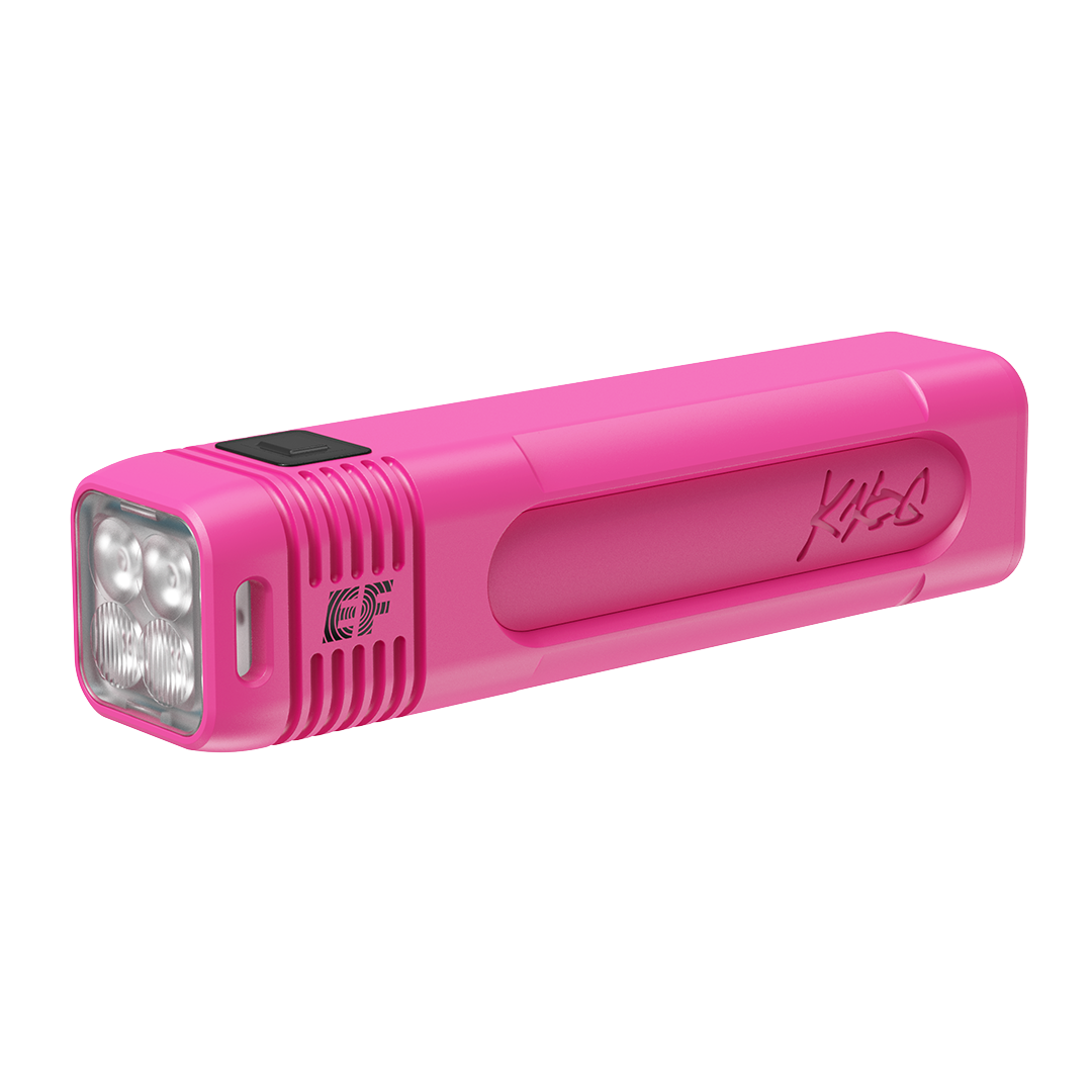 Éclairage Avant KNOG BLINDER PRO 900 Edition Limitée E.F. Pro Cycling Rose