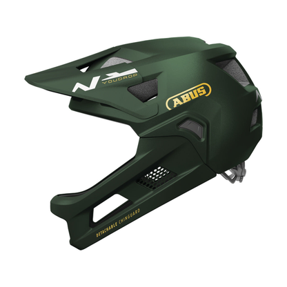 Casque VTT ABUS YOUDROP FF Junior Moss Vert