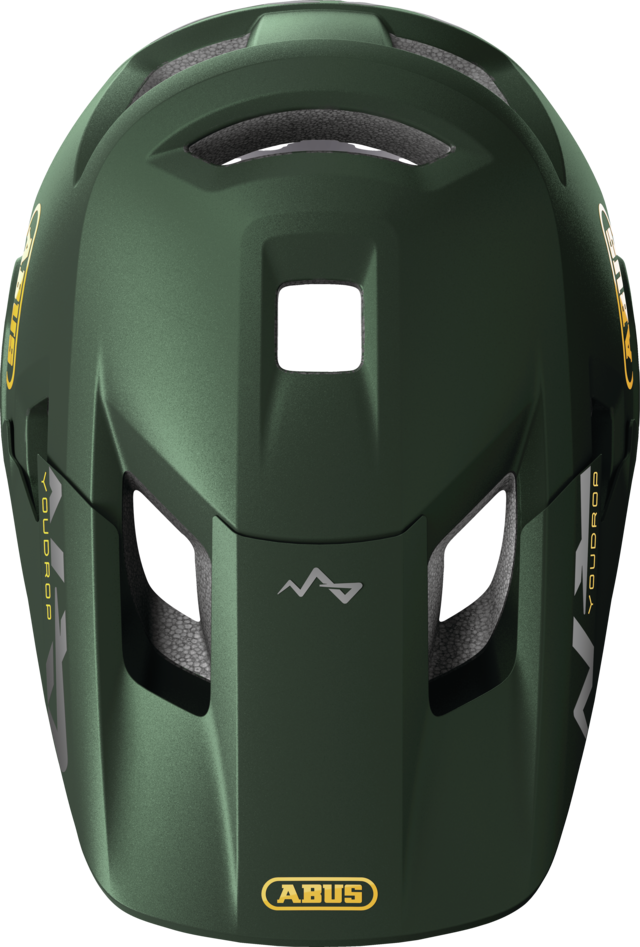 Casque VTT ABUS YOUDROP FF Junior Moss Vert