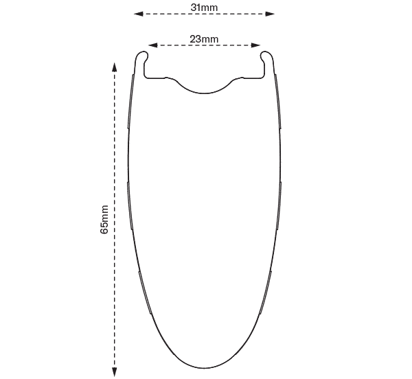 Roue Avant SCOPE Artech 8.T Tubeless Ready (Centerlock) Blanc