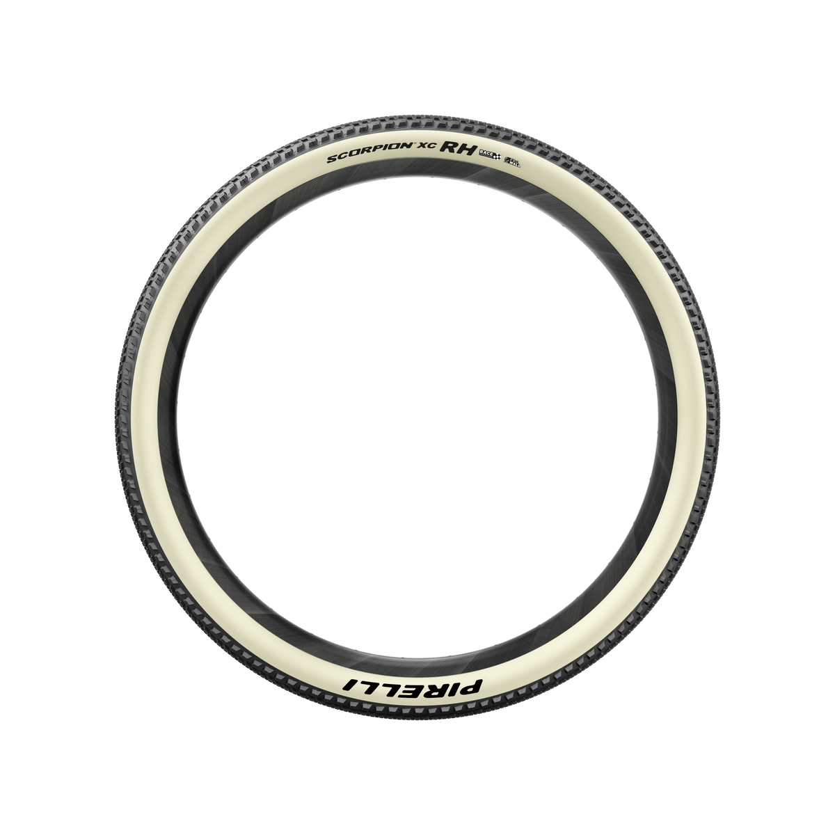 Pneu PIRELLI SCORPION RACE XC RH ProWall 29x2.40 Tubeless Ready Souple Noir/Beige Retro