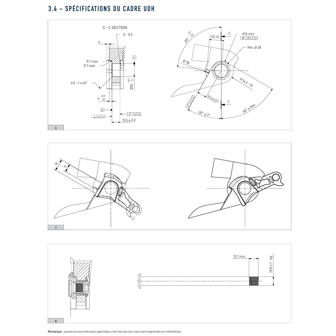 Patte UDH CAMPAGNOLO Pour Montage Super Record WRL 13V