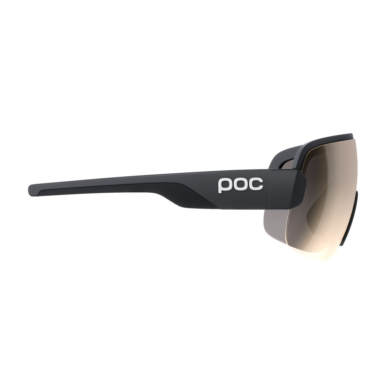 Lunettes POC AIM Noir Verre Clarity Trail Partly Sunny Silver