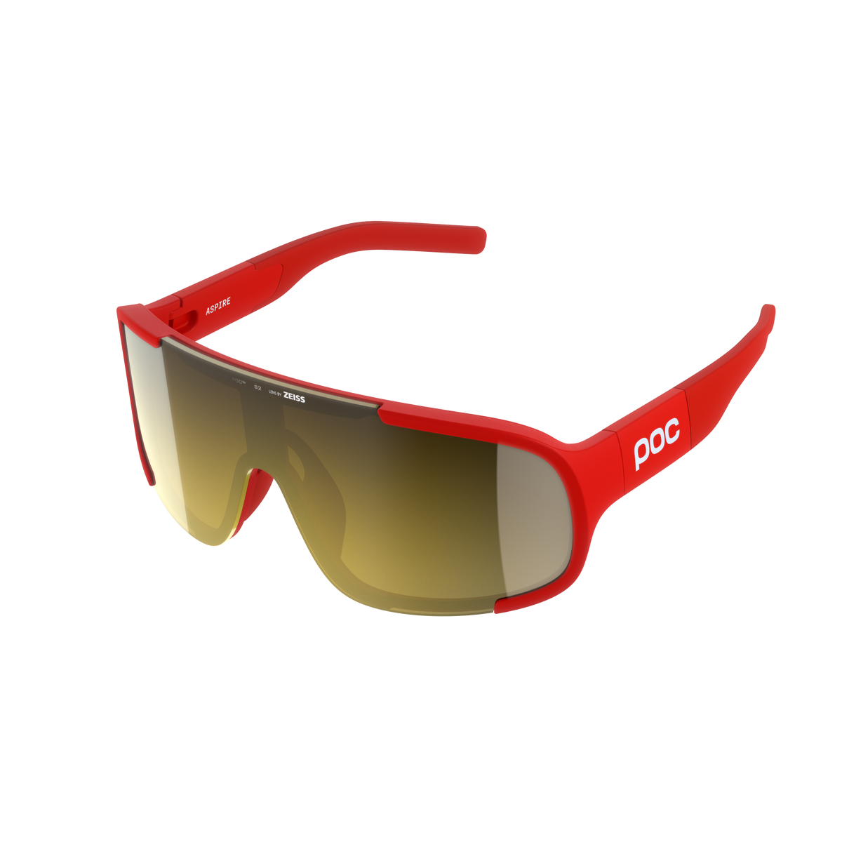 Lunettes POC ASPIRE WF Rouge Verre Clarity Road Partly Sunny Gold