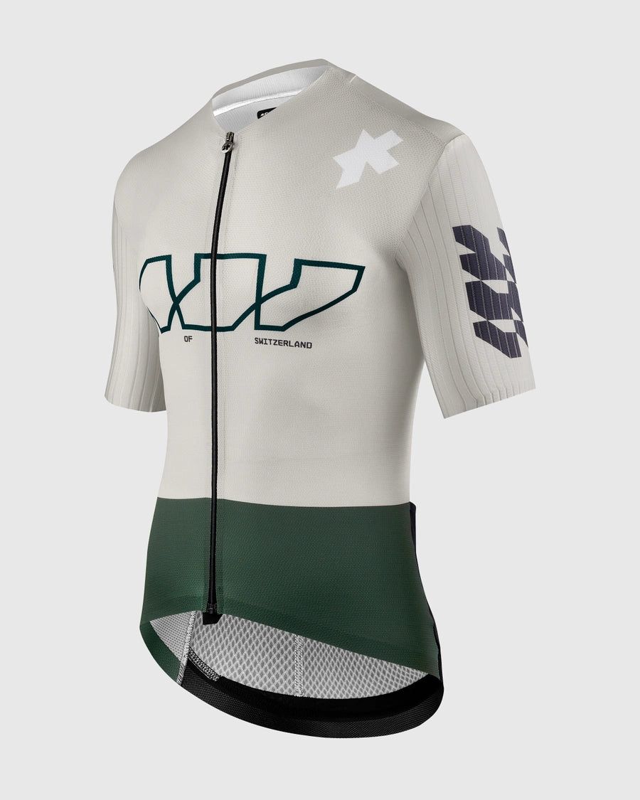 Maillot ASSOS EQUIPE RS S11 Something to Say Manches Courtes Blanc