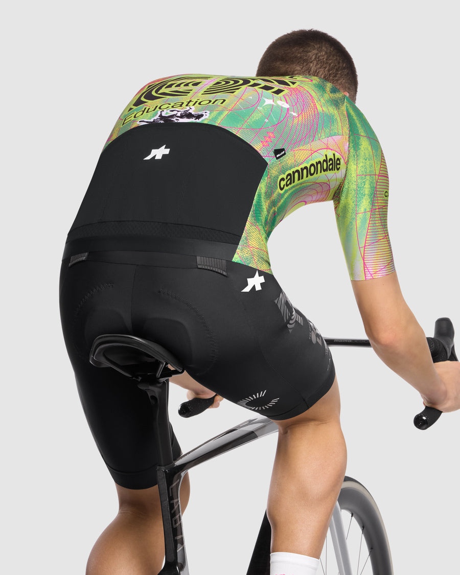 Maillot ASSOS MILLE GT S11 EVO EDUCATION FIRST Manches Courtes Vert/Jaune