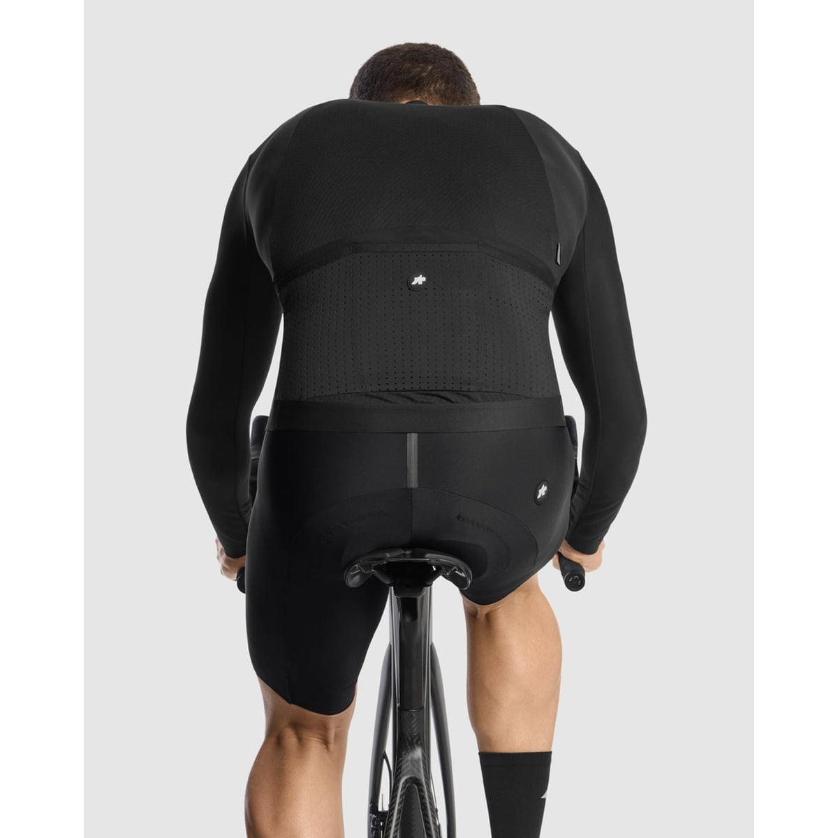 Maillot ASSOS EQUIPE R SPRING FALL S11 Manches Longues Noir