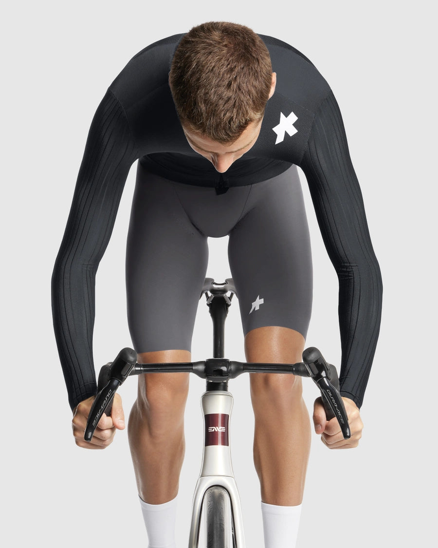 Maillot ASSOS EQUIPE RS S11 Manches Longues Noir/Gris
