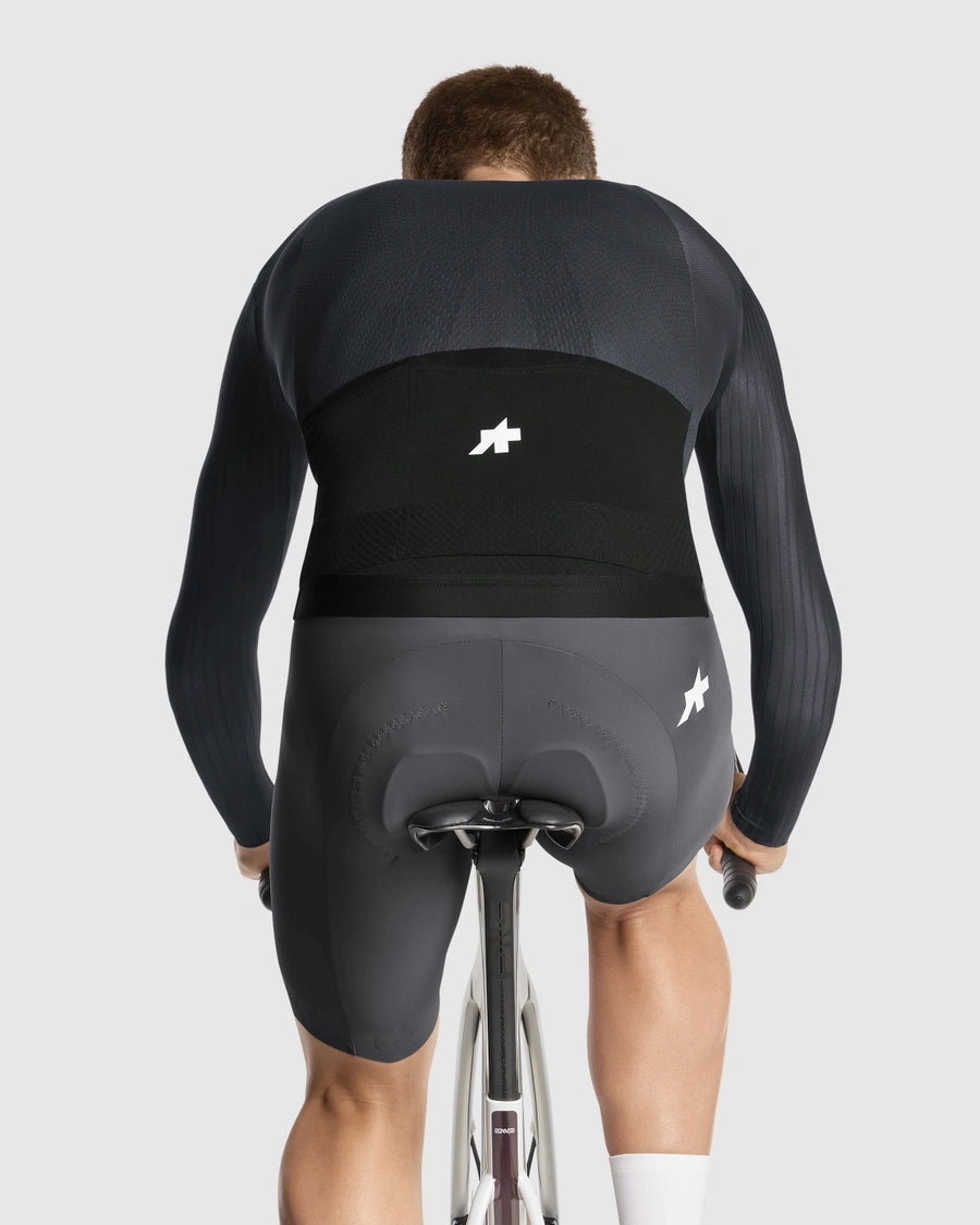Maillot ASSOS EQUIPE RS S11 Manches Longues Noir/Gris