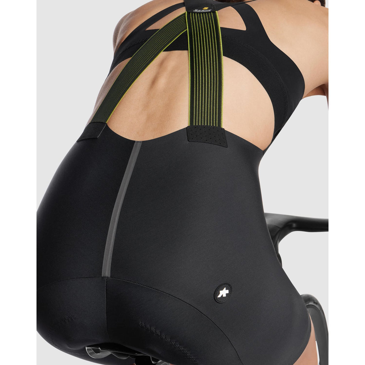 Cuissard Court à Bretelles ASSOS DYORA R SPRING FALL Femme Noir