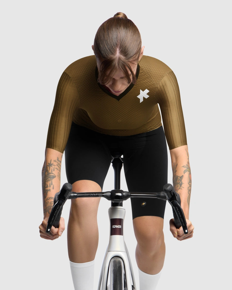 Maillot ASSOS DYORA RSV S11 Manches Courtes Femme Jupiter Gold