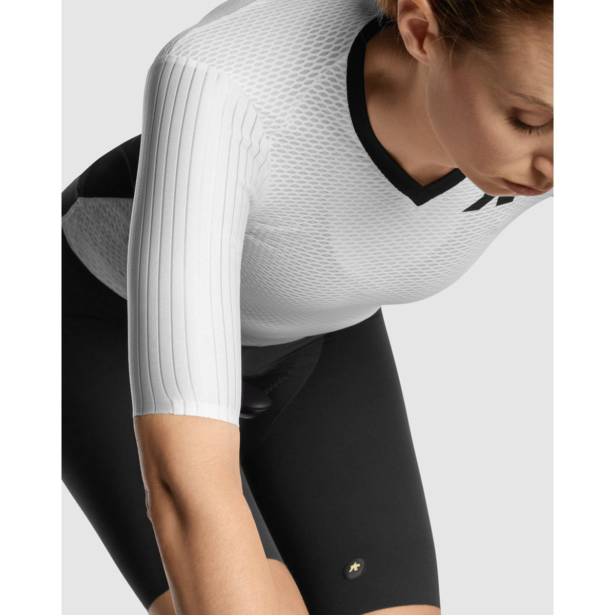 Maillot ASSOS DYORA RSV S11 Manches Courtes Femme Blanc