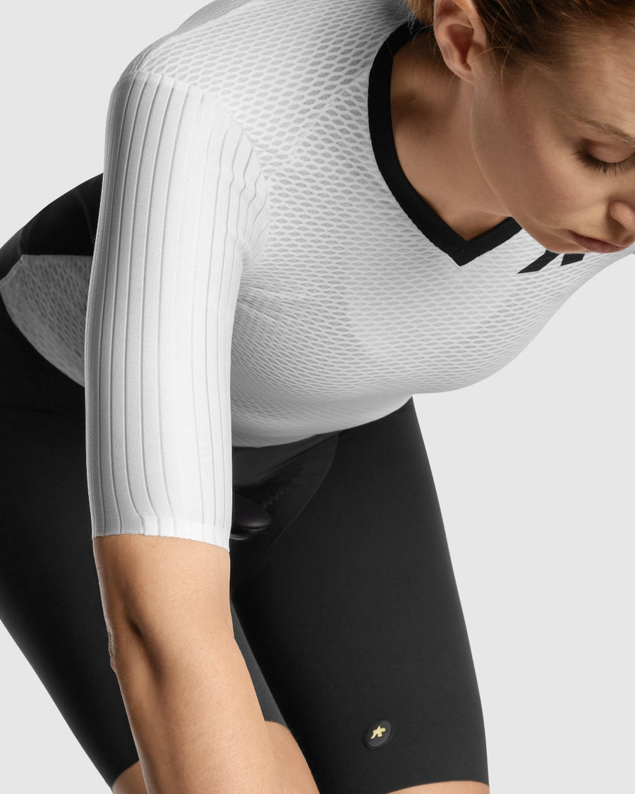 Maillot ASSOS DYORA RSV S11 Manches Courtes Femme Blanc