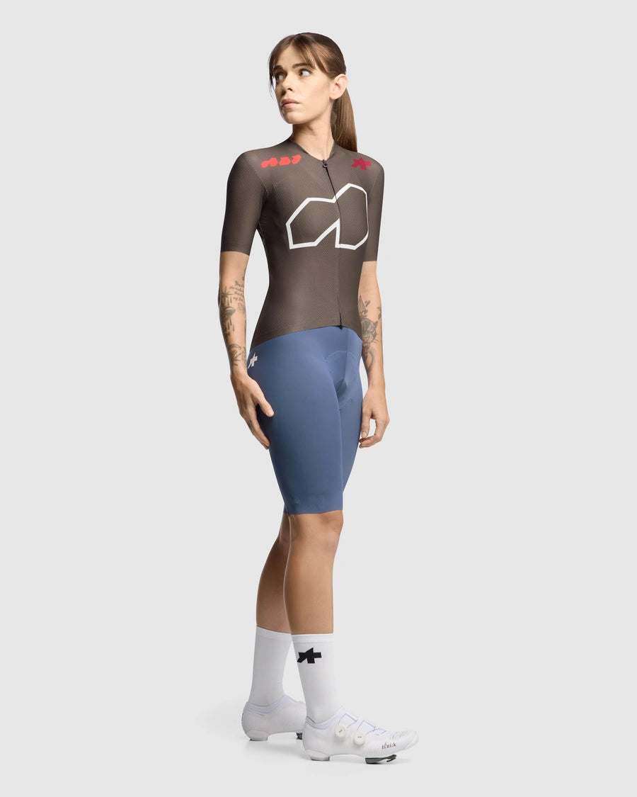 Maillot ASSOS DYORA R S11 We are the A Manches Courtes Femme Marron