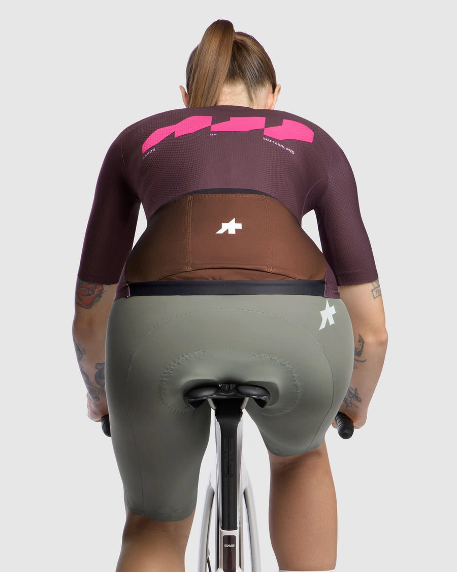 Maillot ASSOS DYORA R S11 We are the A Manches Courtes Femme Bordeaux