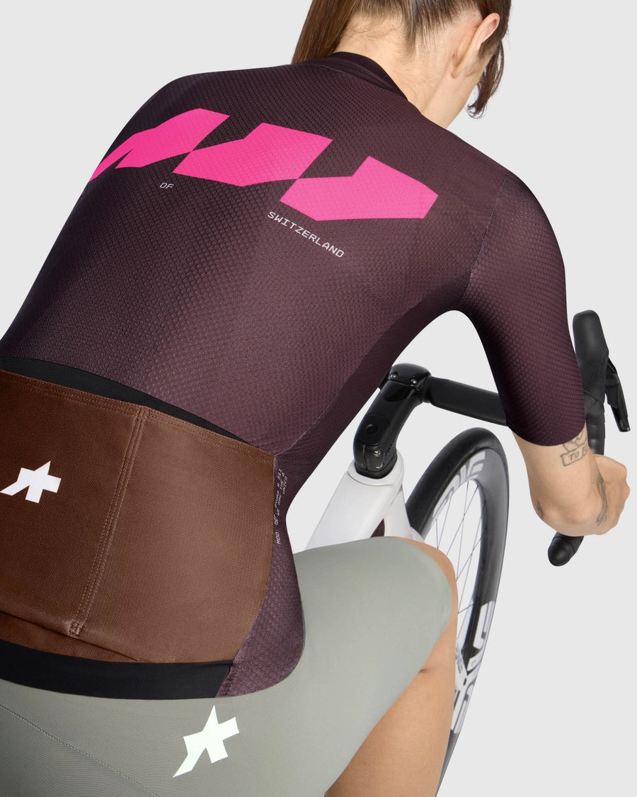 Maillot ASSOS DYORA R S11 We are the A Manches Courtes Femme Bordeaux
