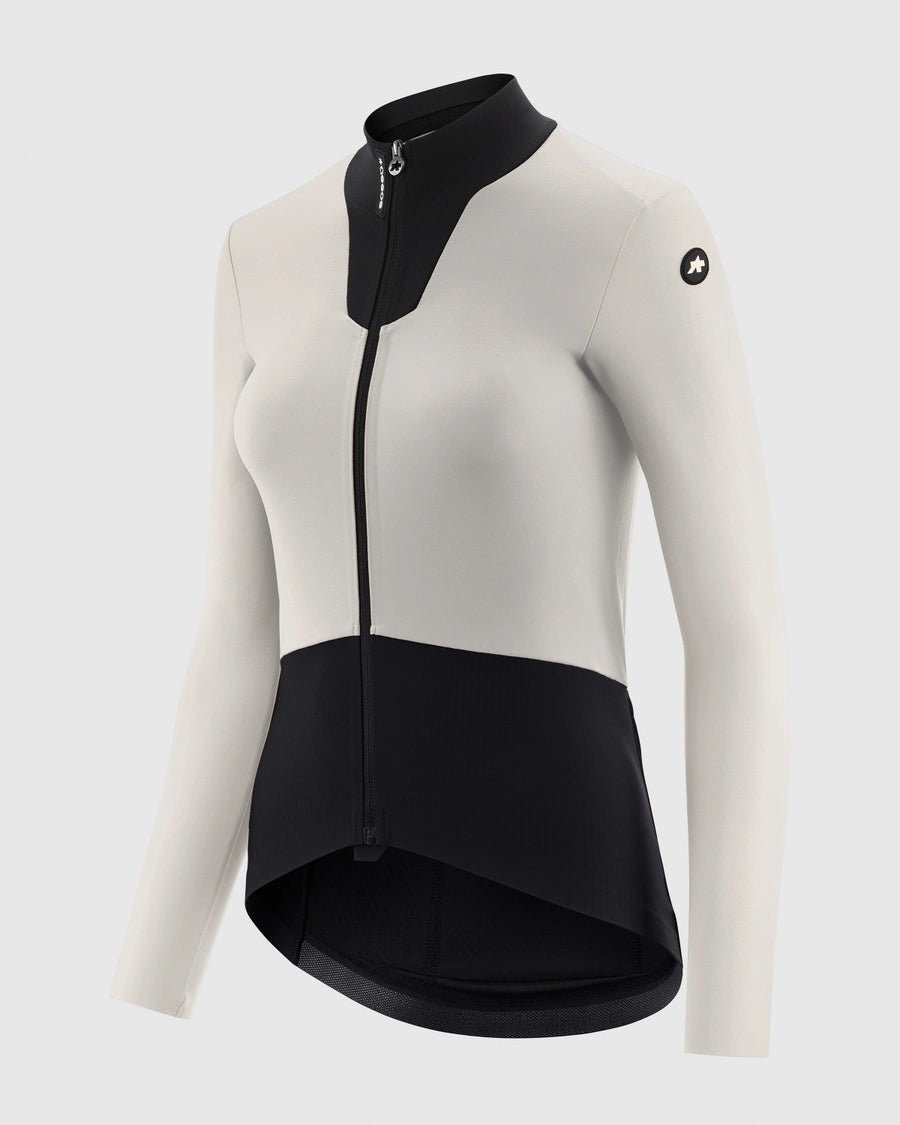 Maillot ASSOS DYORA R SPRING FALL S11 Manches Longues Femme Blanc
