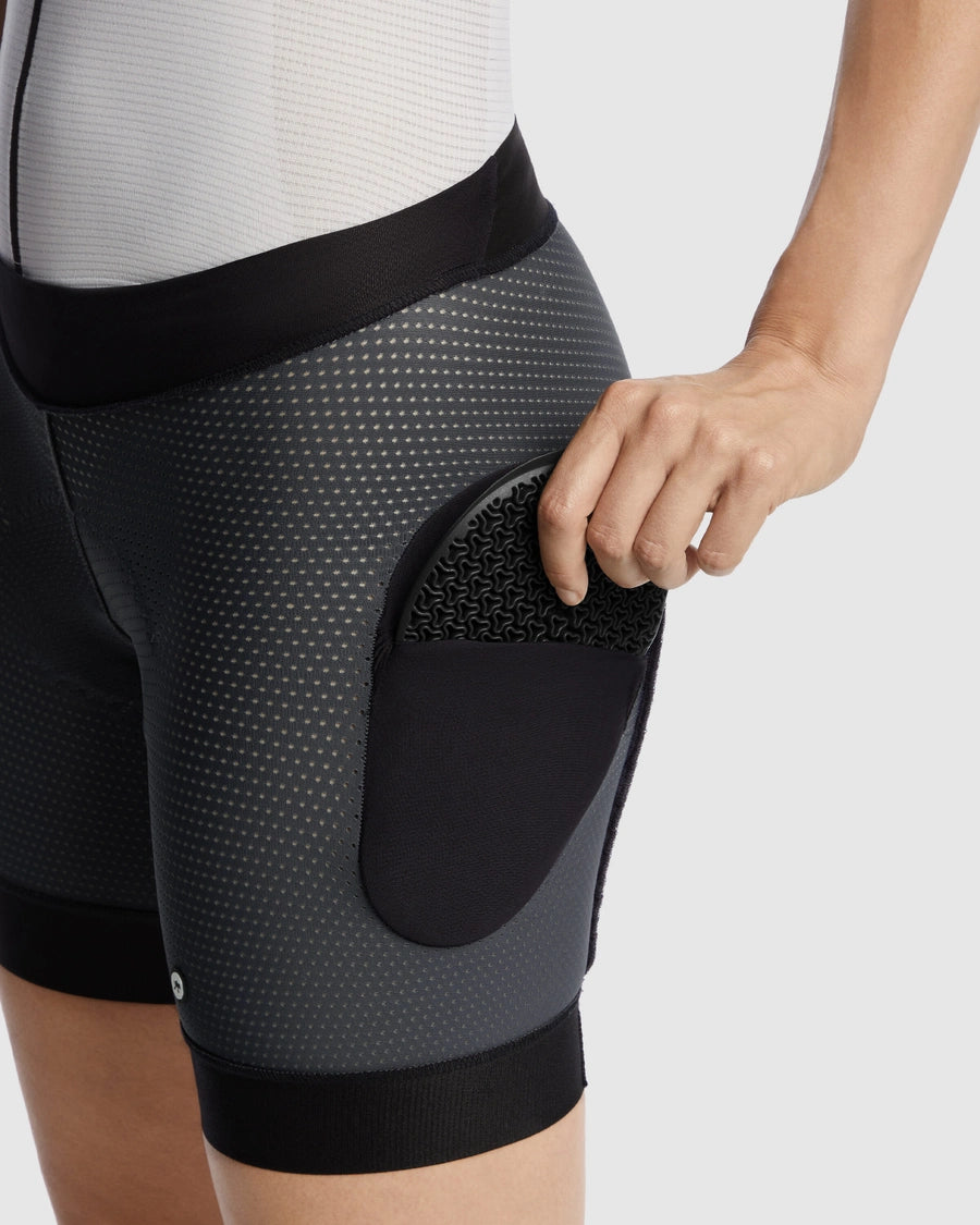 Sous-Short ASSOS TRAIL TACTICA HP T3 Femme Gris