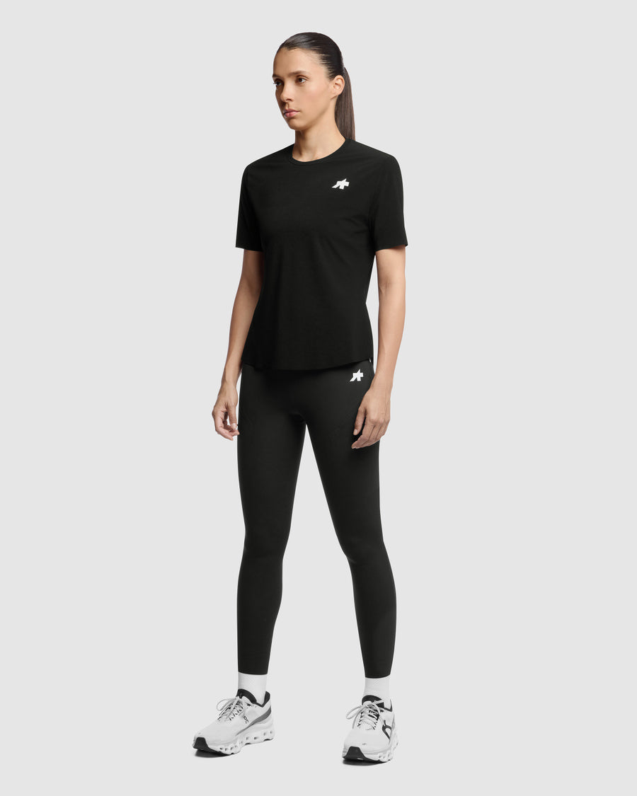 Maillot ASSOS TACTICA POST RIDE T5 Manches Courtes Femme Noir