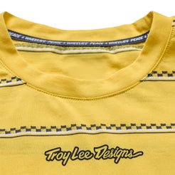 Maillot TROY LEE DESIGNS SKYLINE FAKIE RIDE Manches Longues Jaune