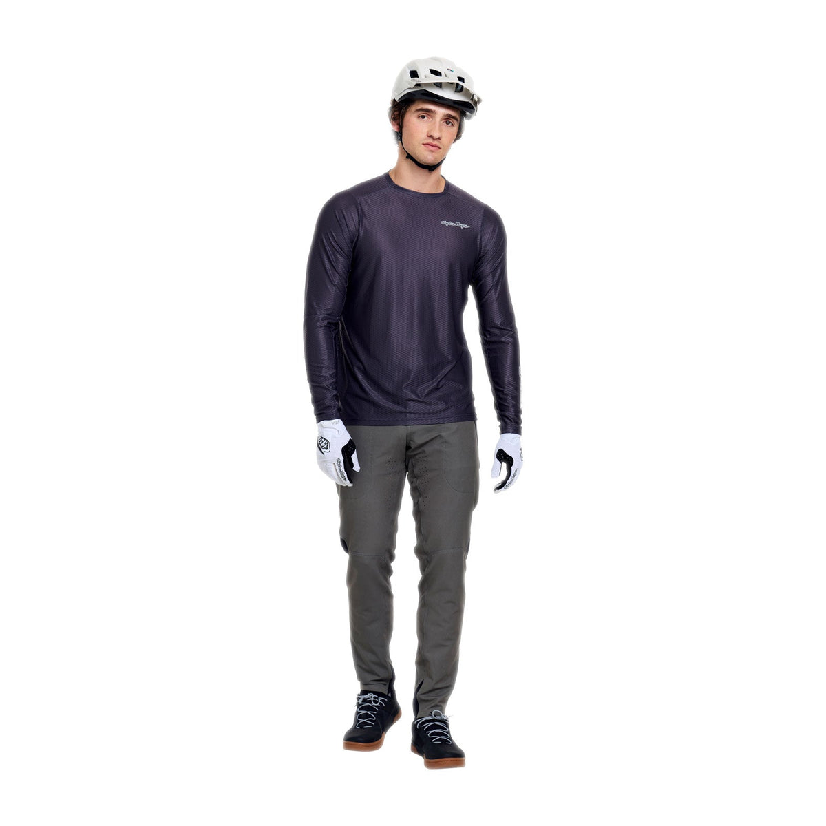 Maillot TROY LEE DESIGNS SKYLINE PRO AIR MONO Manches Longues Carbon