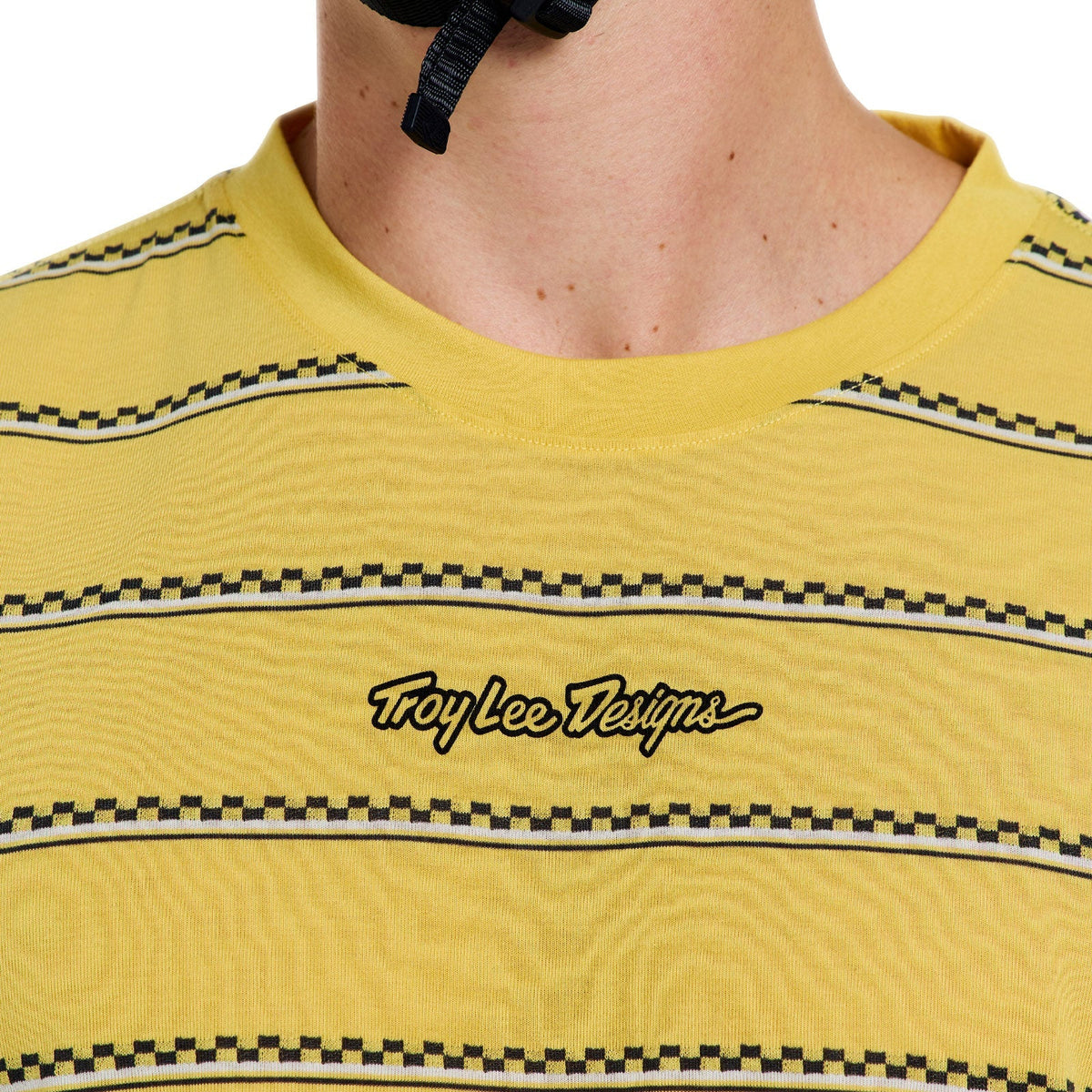 Maillot TROY LEE DESIGNS SKYLINE FAKIE RIDE Manches Courtes Jaune