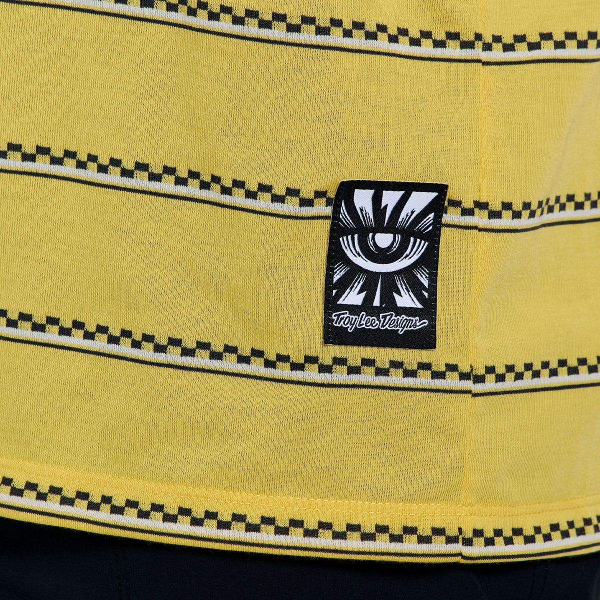 Maillot TROY LEE DESIGNS SKYLINE FAKIE RIDE Manches Courtes Jaune