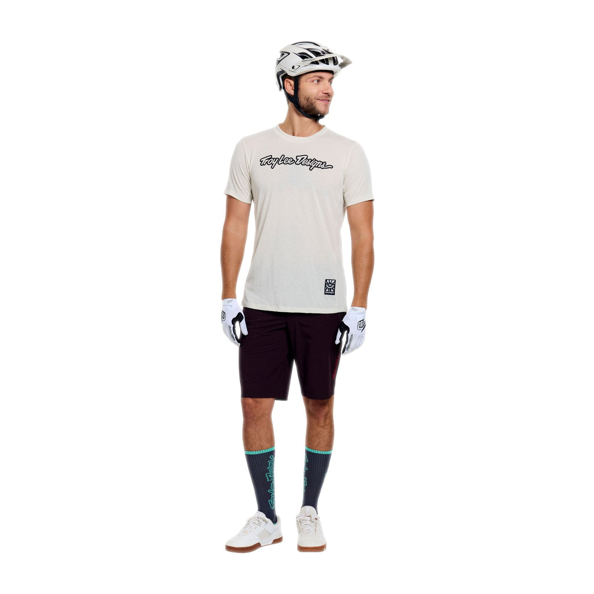 Maillot TROY LEE DESIGNS SKYLINE RIDE SIGNATURE Manches Courtes Pumice