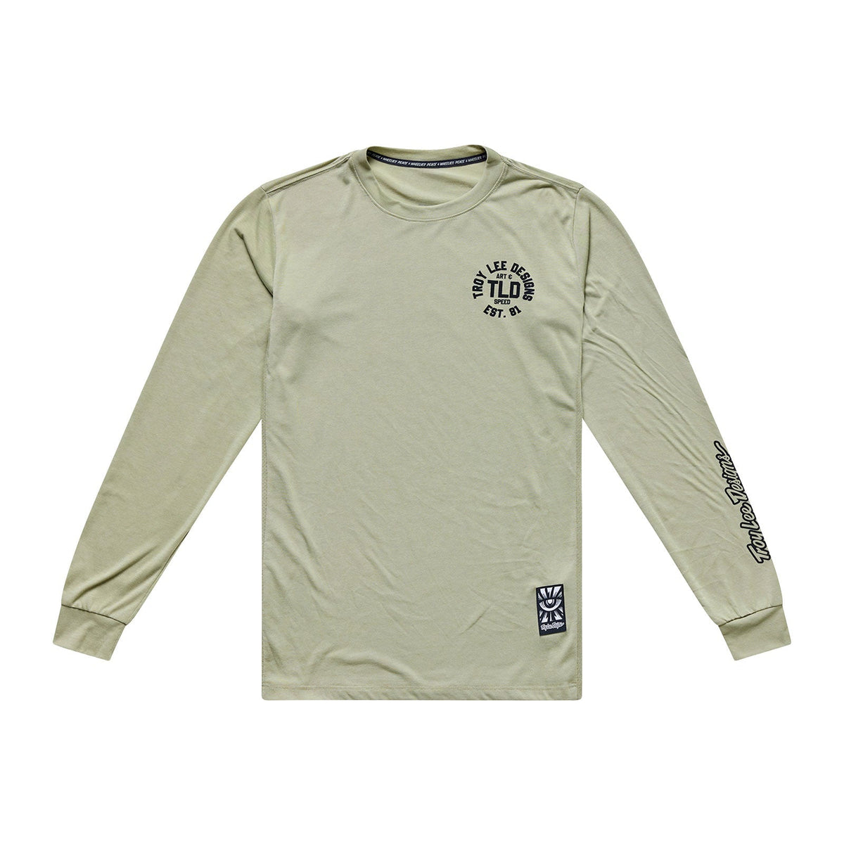Maillot TROY LEE DESIGNS SKYLINE RIDE STAMPS Manches Longues Sage