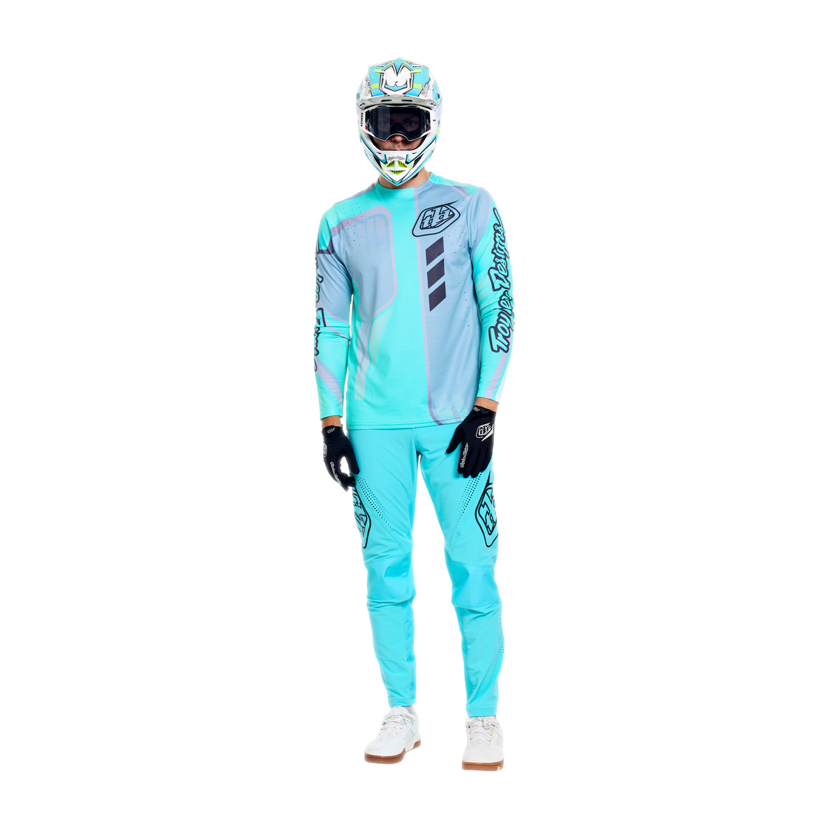 Maillot TROY LEE DESIGNS SPRINT PRO LOWRIDER Manches Longues Bleu