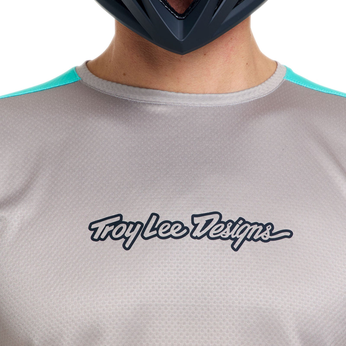 Maillot TROY LEE DESIGNS STAGE SIGNATURE Manches Courtes Gris/Bleu
