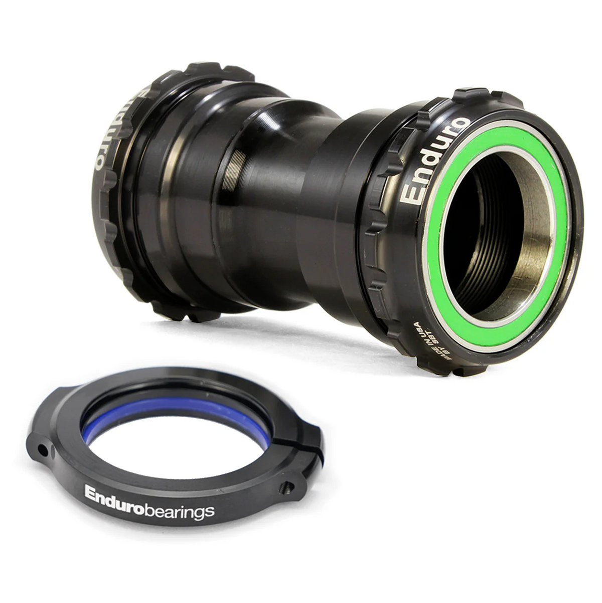Boitier de pédalier ENDURO BEARINGS TORQTITE PF30 Axe DUB Acier Inoxydable Noir